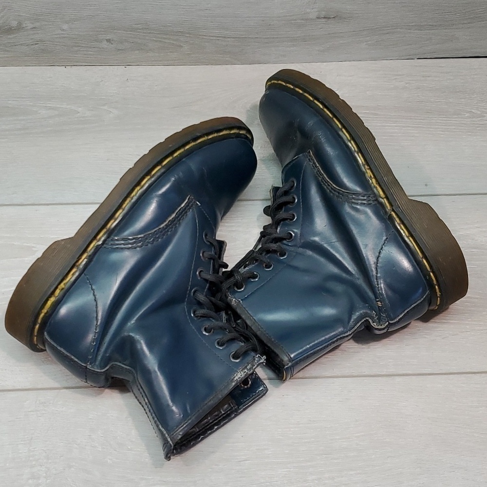 Vintage Doc Dr.Martens Womens The Original England Chunky Boots shoes UK5 US7 - Picture 6 of 14